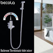 Thermostatic Faucets Brass Bathroom shower tap bidet toilet sprayer Bidet toilet washer mixer muslim shower ducha higienica 2024 - buy cheap