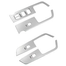 For Hyundai Ix25 Creta Chrome Inner Door Armrest Window Switch Cover Decoration Control Panel Auto Accessories 2015-2019 2024 - buy cheap