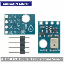Módulo de Medición AHT10 con Sensor de humedad y temperatura Digital de alta precisión, comunicación I2C, reemplazar DHT11 SHT20 AM2302 2024 - compra barato