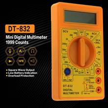 DT-832 Mini Pocket Digital Multimeter 1999 Counts AC/DC Volt Amp Ohm Diode hFE Continuity Tester Ammeter Voltmeter Ohmmeter 2024 - buy cheap