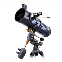 AstroMaster-telescopio astronómico newtoniano, visión nocturna HD, montaje ecuatorial, 130EQ, 130/650mm, 40X-325X, CG-3 2024 - compra barato