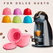 Plastic Reusable Refillable Coffee Filter Capsule Cup for Dolce Gusto Machines Cafe Kitchen Accessories Coffee Machine Filter 2024 - buy cheap