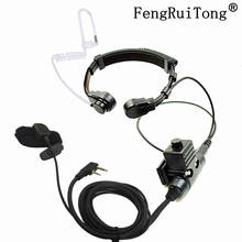 Walkie Talkie Microphone Heavy Duty U94 PTT Neck Throat Mic Earpiece Radio Nato Tactical Headset for Baofeng Kenwood HYT TYT 2024 - buy cheap