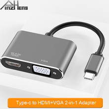 Adaptador conversor de áudio e vídeo 2 em 1, adaptador usb c hdmi tipo c a hdmi 4k para macbook pro, notebook 2024 - compre barato