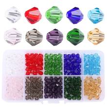 1Box 4mm 6mm Briolette Beads Crystal Round Beads Faceted Austria Bead for Jewelry Making DIY Accessories 2024 - buy cheap