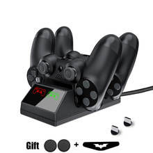 New PS4 Gamepad LED Charging Dock Dual Detachable Micro USB Charger Magnetic Charging Station for Sony Playstation 4 Controller 2024 - buy cheap