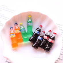 5Pcs Mini Soda Drinks Bottle For 1:12 BJD Dolls Pretend Play Toy Decoration 1/6 Doll Accessory Mininature Doll House Decoration 2024 - купить недорого