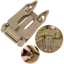 5pcs/lot Backpack Carabiner Tactical Buckle Clip Strap EDC Molle Webbing Connecting Buckles Clip Quick Slip Keeper 2024 - buy cheap