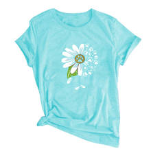 Daisy bear paw print t-shirts feminino verão gráfico t estético para feminino casual de manga curta senhoras topos camisa mujer 2024 - compre barato