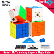 MoYu Meilong M-cubo mágico magnético 2x2 3x3 4x4 5x5, juguete de cubo mágico magnético, rompecabezas de velocidad para aula M, juguete educativo 2024 - compra barato
