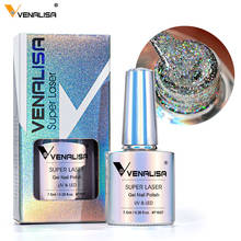 Venalisa Super Laser Gel Nail Polish LED UV Semi Permanent Reflective Glitter Nail Gel Polish 7.5ml Sparkling Laser 2024 - купить недорого