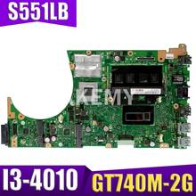 XinKaidi  S551LB Laptop motherboard for ASUS S551LB S551LN S551LD S551L Test original mainboard 4G RAM I3-4010 GT740M-2G 2024 - buy cheap