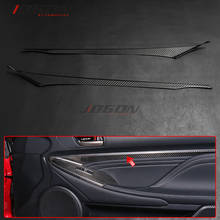 Real Carbon Fiber Car Inner Door Strip Panel Lip Trim For Lexus RC200t RC300h RC300 RC350 RC F SPORT 2016-2019 Accessories 2024 - buy cheap