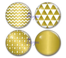 Gold color Digital  glass cabochon, Digital images Round photo glass cabochon demo flat back Making findings 2024 - buy cheap