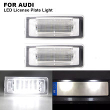 2PCS For Audi TT 8N MK1 1999 2000 2001 2002 2003 2004 2005 2006 Car LED License Number Plate Light Lamps 2024 - buy cheap