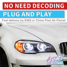 AKD Car Styling Head Lamp for X5 Headlights 2007-2013 E70 Angel Eye Headlight LED DRL Signal Lamp Hid Bi Xenon Auto Accessories 2024 - buy cheap