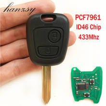 2 Buttons 433Mhz For Citroen Saxo Xsara Picasso Berlingo Complete Remote Key With ID46 Chip Car key Case Fob shell Uncut blade 2024 - buy cheap