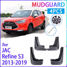 Car Mud Flap for JAC Refine S3 2013~2019 T50 T5 2014 2015 2016 2017 2018 Mudguard Splash Guards Fender Mudflaps Auto Accessories 2024 - buy cheap