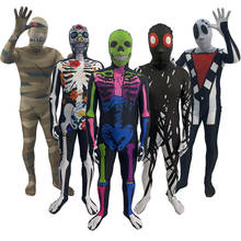 Adult / Kids Size Halloween Costume Cosplay Zentai Suit 2024 - buy cheap
