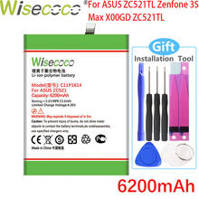 WISECOCO 6200mAh C11P1614 Battery For Asus ZC521TL ZenFone Pegasus 3S MAX  Mobile Phone In Stock 2024 - buy cheap