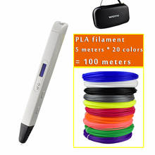 2019 New RP800A 3D Professional Printer Pen with OLED Screen 3d Drawing Digital Pen for Doodling Art Craft Making and Education 2024 - buy cheap