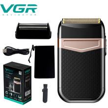 VGR Electric Shaver for Men Twin Blade Waterproof Reciprocating Cordless Razor USB Rechargeable Shaving Machine Barber Trimmer 2024 - buy cheap