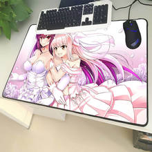 XGZ Large Size Mouse Pad Black Lock Edge Anime Sweet Princess Laptop PC Table Mato Wave Sister Sister Rubber Non-slip Universal 2024 - buy cheap