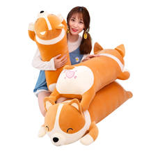 60-120cm Giant Size Cute Corgi Dog Plush Toys Stuffed Animal Puppy Dog Pillow Soft Lovely Doll Kawaii Christmas Gift for Kids 2024 - buy cheap