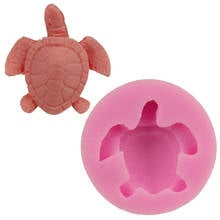 Cute Turtle Tortoise Model Fondant Cake Mold Silicone Cake Decorating Mold DIY Baking Tools 2024 - buy cheap