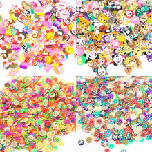 Colorful For Embellishments Nail 300Pcs 5MM Soft Clay Slice Polymer Clay DIY Accessories Home Ornaments Mini Flower Crafts 2024 - buy cheap