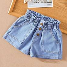 Summer New Girls' Shorts Children's High Waist Loose Hot Pants Thin Girls Denim Shorts Kids Pants Teenage Girl Clothes 2024 - buy cheap