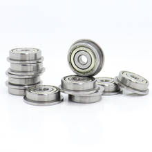 F635ZZ Flange Bearing 5x19x6 mm ABEC-1 ( 10 PCS ) F635 Z ZZ Flanged Ball Bearings 2024 - buy cheap