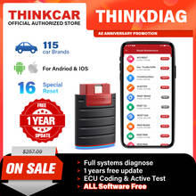 Диагностический сканер Thinkdiag AP200, диагностический инструмент с полным программным обеспечением, Bluetooth, obd2, для Android и IOS 2024 - купить недорого