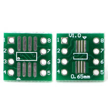 10Pcs SOP8 SSOP8 TSSOP8 to DIP8 Adapter Converter PCB Board 2024 - buy cheap