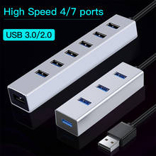 USB-разветвитель OFCCOM, 4/7 портов, многофункциональный, USB 3,0, для ПК, Windows, Macbook, аксессуары для компьютеров 2024 - купить недорого