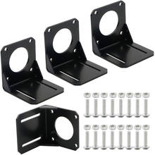 4Pcs 57 Stepper Motor Nema 23 Fixed Seat, Nema 23 Stepper Motor Steel Mounting Bracket,with Mounting Screws 2024 - buy cheap