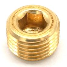 LOT 10 1/8" NPT male Thread Brass Pipe Countersunk Plug Internal hex head socket Allen Head Pipe fittings 2024 - buy cheap