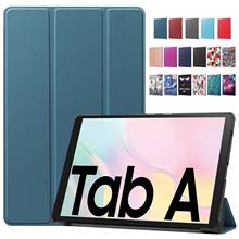 Capa para tablet samsung galaxy tab a7 2020 de 10.4 ", capa dobrável com suporte magnético 2024 - compre barato