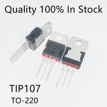 10pcs/lot   TIP107  TO-220 PNP Darlington Transistor 100V 8A 80W 2024 - buy cheap