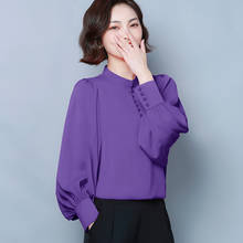 2020 Woman Spring & Autumn Office Lady Lantern Sleeve Loose Chiffon Blouse 2024 - buy cheap