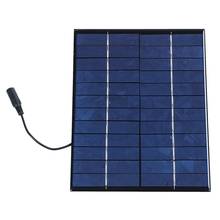 12V 5.2W Mini Solar Panel Polycrystalline Solar Cells Silicon Epoxy Solar DIY Module System Battery Charger + DC output 2024 - buy cheap