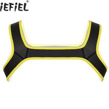 Men Neoprene Shoulder Wide Strap Harness Belt Muscles Protector Crop Top Role Play Erotic Sex Gay Clubwear Cosplay Party Costume 2024 - buy cheap