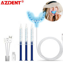 AZDENT 3X3ml стоматологическое оборудование набор для отбеливания зубов система отбеливания пероксида комплект для орального геля ультра белая лампа для отбеливания зубов 2024 - купить недорого