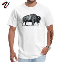 Camisetas del Manchester búfalo Bison Familly Sketch para hombre, camisetas de cuello redondo para verano/otoño, camisetas de Argentina, 2019 2024 - compra barato