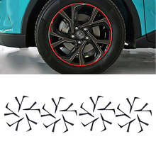 Juego de pegatinas de vinilo de fibra de carbono para neumático de coche, cubierta de pegatina de cubo de rueda, para Toyota C-HR CHR 2018, 2019, 2020, 2021, 1 Juego 2024 - compra barato