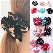 Cute Fashion Hair Accessories Women Scrunchie Ponytail Holder Flower Scrunchies Hair Ties Elastics Hair Bands For Girls 2024 - buy cheap