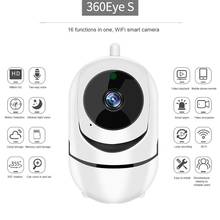 Cámara de seguridad CCTV inalámbrica para el hogar, Monitor de bebé, WiFi, IP, seguimiento automático, visión nocturna, 1080 ojos, HD, 360 P 2024 - compra barato