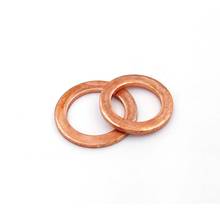 1pcs M53-M70 outer diameter 63mm-92mm copper flat washers seal washer for marine watch gaskets red coppers gasket 3mm thick 2024 - buy cheap