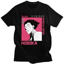 Men's Hunter X Hunter Tshirt Hisoka HXH Anime T Shirt 100% Cotton Clothing Fashion Short Sleeve Manga Tee Tops Gift Idea T-Shirt 2024 - buy cheap