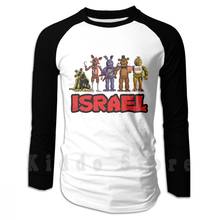 Fnaf israel hoodies manga longa fnaf fnaf israel cinco noites no meme fnaf é real ironia 2024 - compre barato